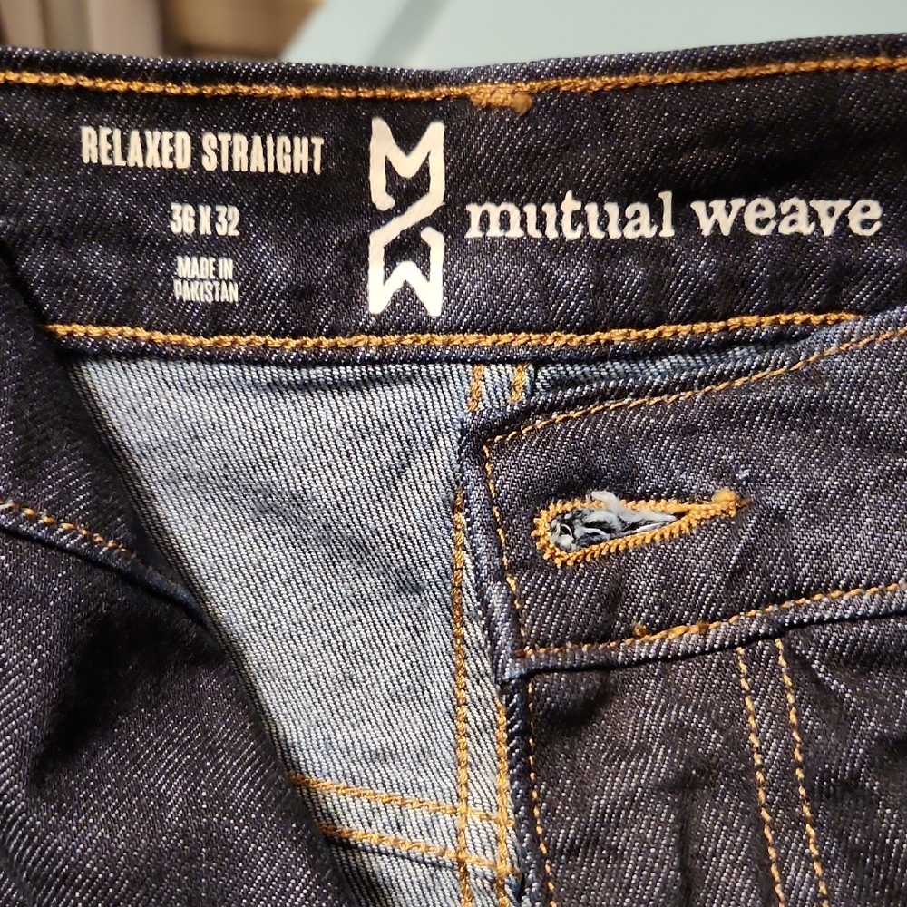 Men's Relaxed Jeans - Deep Blue